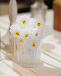 White Flower Candle