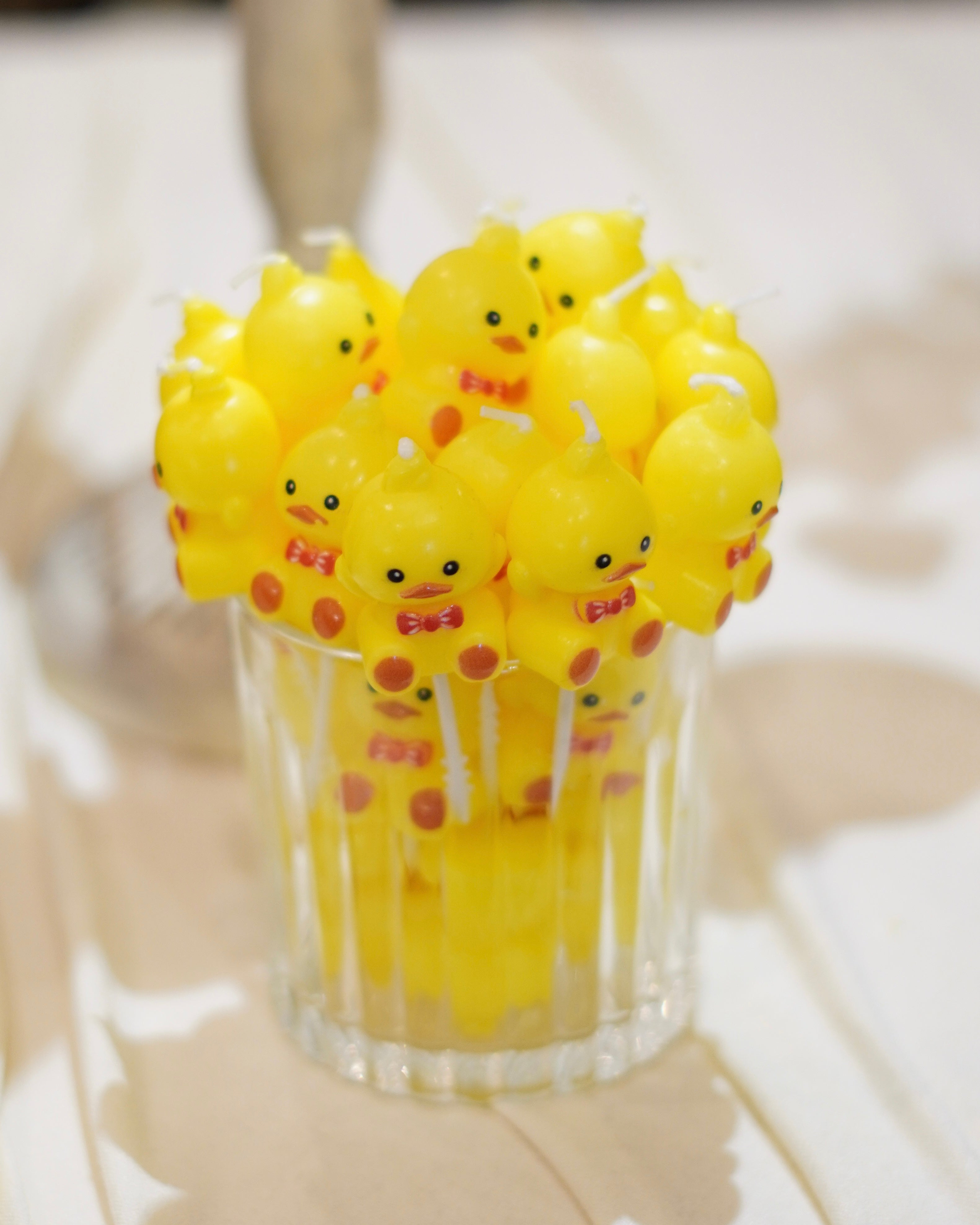 Yellow Duck Candle